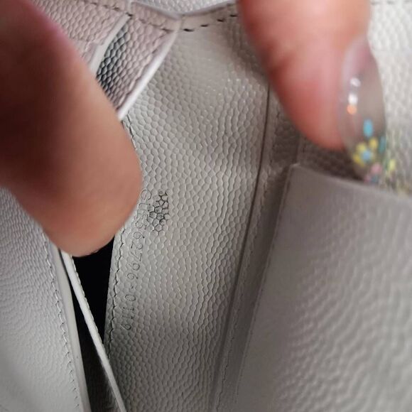 Unused Yves Saint Laurent Multi Color Leather Compact Zip Wallet - Picture 8 of 15